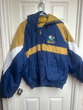 Notre Dame Navy & Gold Hooded Jacket